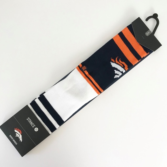 NWT STANCE DENVER BONCOS SIDELINE SOCKS SZ L 9-12 - Picture 2 of 6